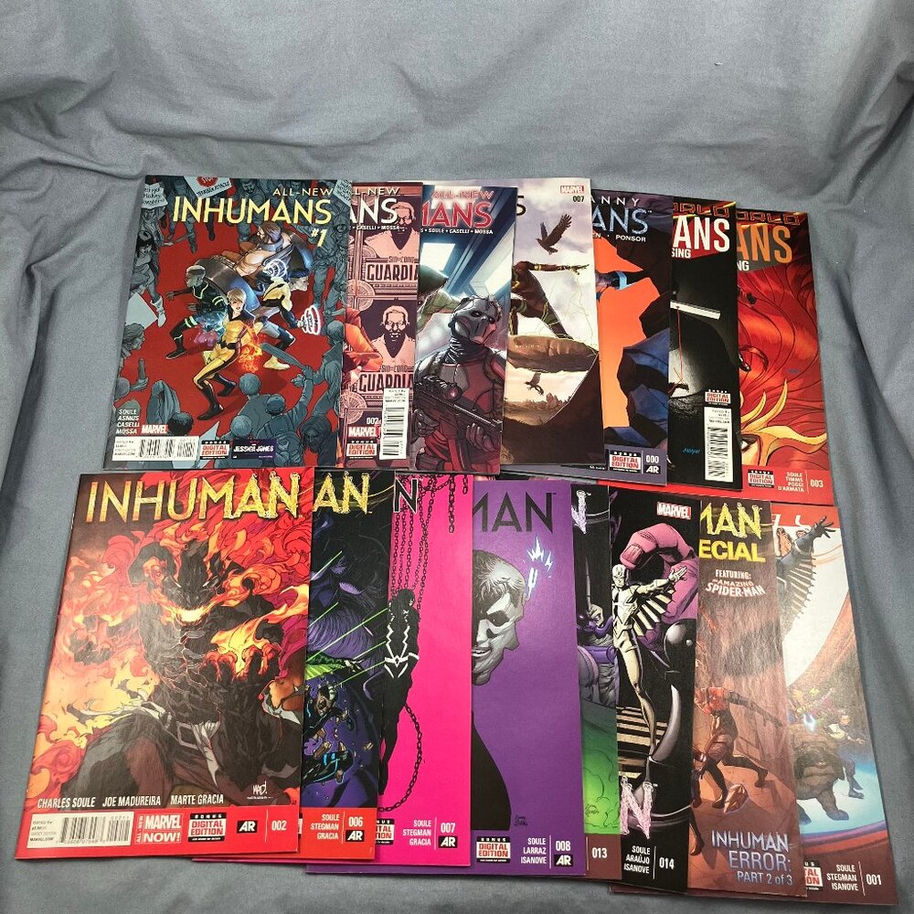 All New Inhumans #1+ Marvel Comic Books Lot Asst 15 Issues Inhuman #2+